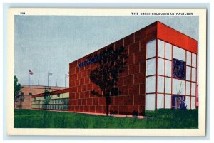 The Czechoslovakian Pavilion Building Chicago World's Fair 1933 IL Postcard 