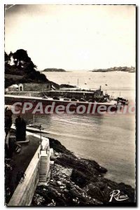 Old Postcard Dinard La Cote D'Emeraude Tray In Front St. Malo