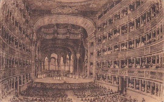 Italy Napoli Interno Teatro San Carlo