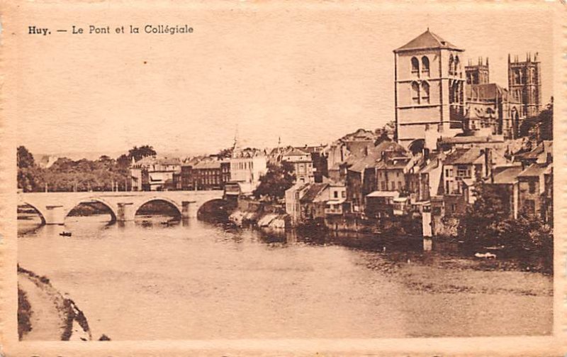 Le Pont et la Collegiale Huy Belgium Unused 