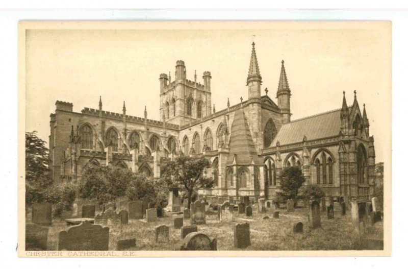 UK - England, Chester. Chester Cathedral from the South East