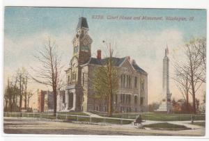 Court House Waukegan Illinois 1910c postcard