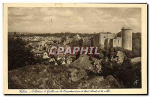 Old Postcard Falaise Chateau of William the Conqueror saw the Montmirat and t...