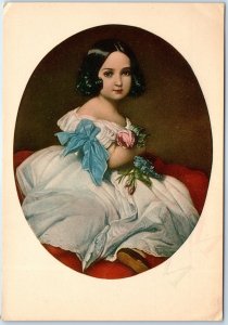 c1970s Belgium Princess Franz Xaver Winterhalter 4x6 PC Eliocromia Zacchetti M3