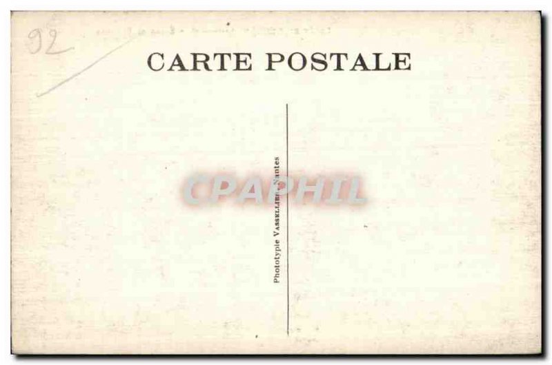 Old Postcard Foret Meudon Etang de Villebon