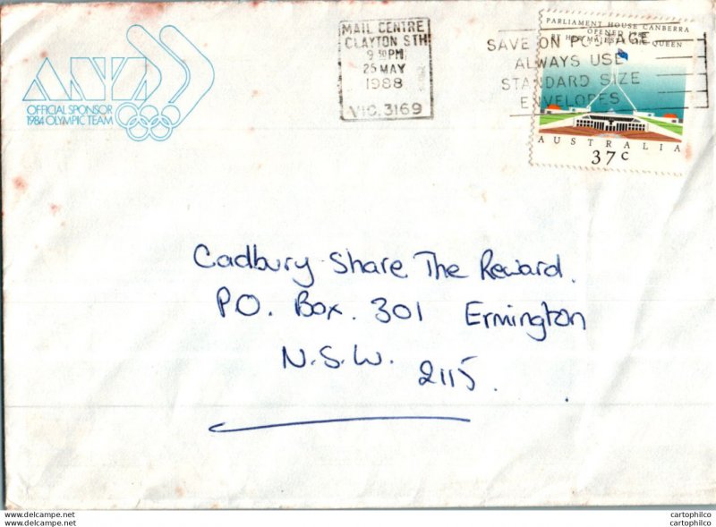 Australia Cover Canberra Olympic Team to Ermington Los Angeles 1984