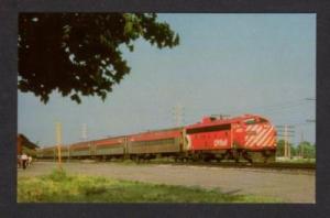 PQ Canadian Pacific Railroad Train BEACONSFIELD QUEBEC Canada Carte Postale QC