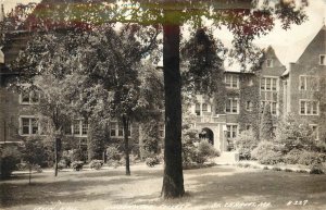RPPC Postcard Irvin Hall Lindenwood College St. Charles MO B227