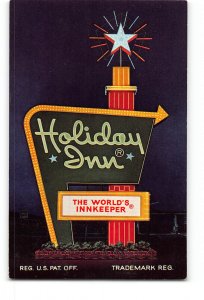 Lakewood New Jersey NJ Vintage Postcard Holiday Inn Rt 9 & 10th Street