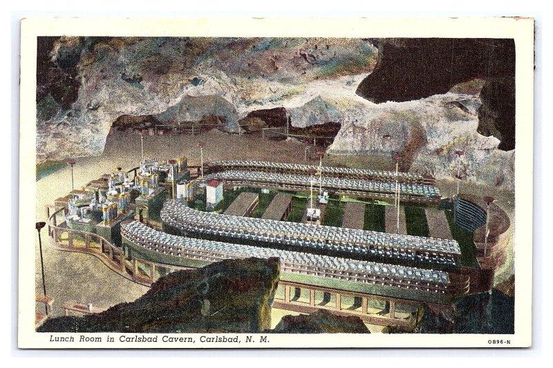 Lunchroom Carlsbad Caverns National Park New Mexico Postcard
