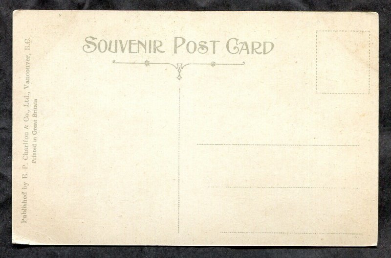 884 - VANCOUVER BC c1908-10 Second Beach at Stanley Park. Antique Postcard