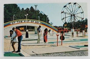 SC South of the Border Amigoland Fun Park Carpet Golf Course Postcard Q19