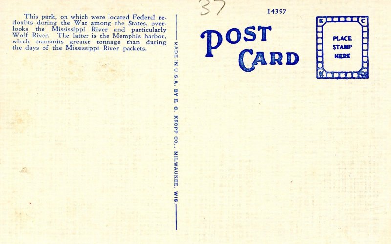 TN - Memphis. Confederate Park