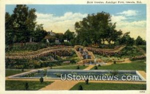 Rock Garden, Antelope Park in Lincoln, Nebraska