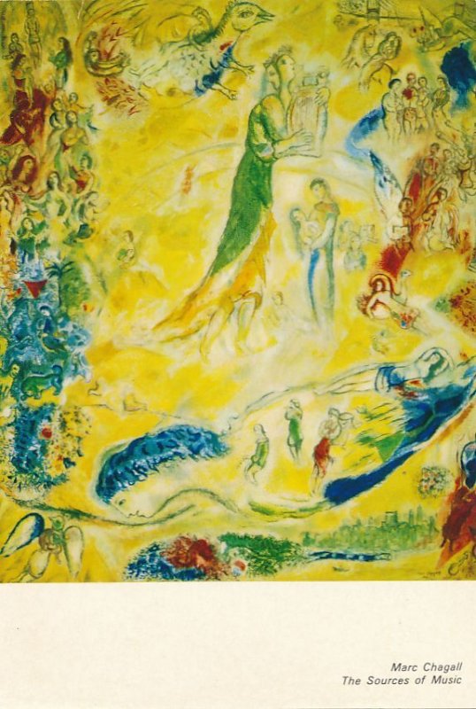 Marc Chagall Mural Sources of Music - Metropolitan Opera House, Washington, DC