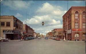 Miles City Montana MT Main Street Classic Cars Vintage Postcard