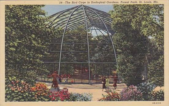 The Bird Cage In Zoological Gardens Forest Park Saint Louis Missouri