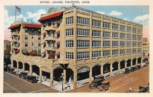 Hotel Adams, Phoenix, Arizona, Early Postcard, Unused