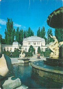 Postcard Romania Cluj Napoca Restaurant CAzino Sculptura Fantana Arteziana