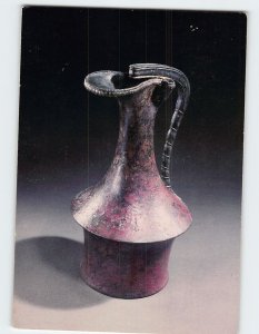 Postcard Bronze Wine Pitcher, Archaeological Museum of Komotini, Greece