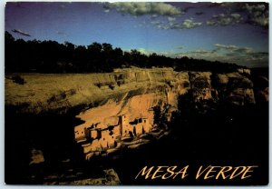 M-20929 Sunset at Cliff Palace Mesa Verde National Park Colorado