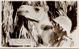 Camel Feri N'Gashi Buchanen Expedition Africa Unused Real Photo Postcard F83