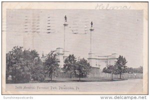 Smith Memorial Fairmount Park Philadelphia Pennsylvana 1907