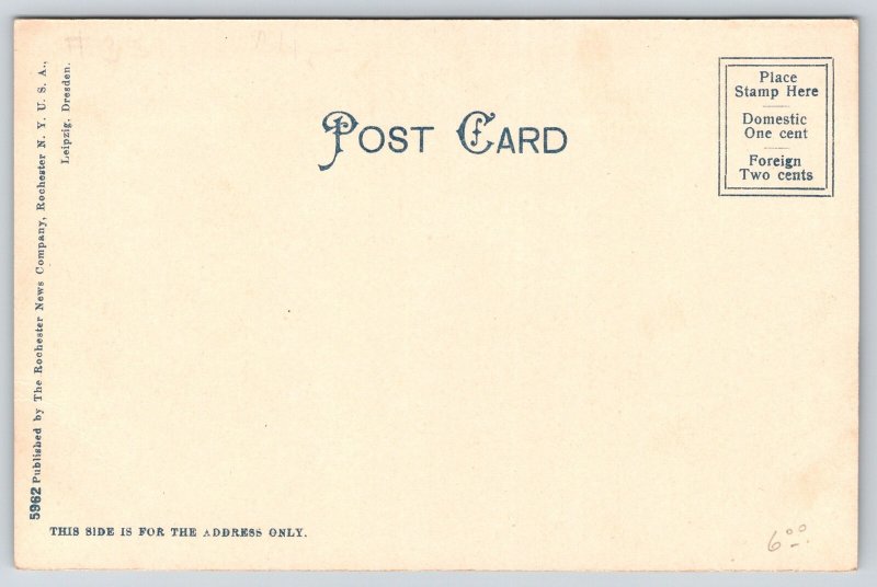 Dayton Ohio~Union Train Station Exterior~Clock Tower~Pavilion~c1905 Postcard