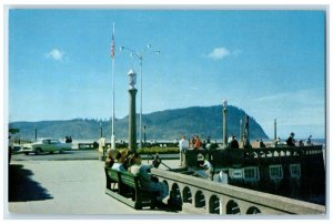 c1960 Looking South Tillamook Head Background Seaside Oregon OR Vintage Postcard