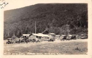 White Mts New Hampshire Crawford Notch Real Photo Antique Postcard K107650