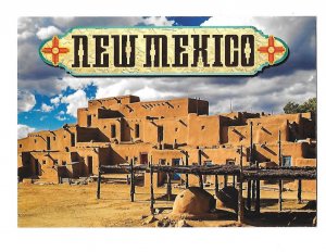 The Taos Pueblo Over 1,000 Years Old Taos New Mexico 4 by 6 card