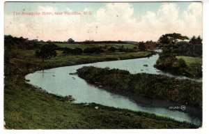 Annapolis River, Paradise, Nova Scotia, Atlees Drug, Used 1908 Split Ring Cancel