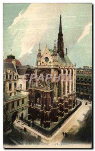 Old Postcard Paris St. Chapel