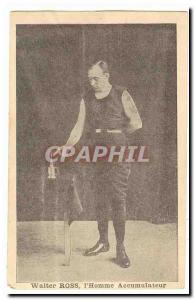 Circus Artist Old Postcard Walter Scott L & # 39homme battery