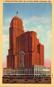 Ohio Cincinnati Netherland Plaza Hotel Curteich