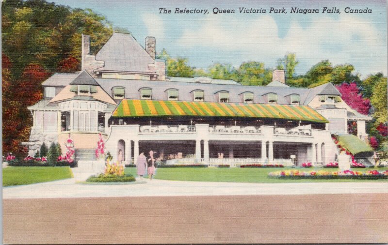 Niagara Falls Ontario The Refectory Queen Victoria Park Unused Postcard G86