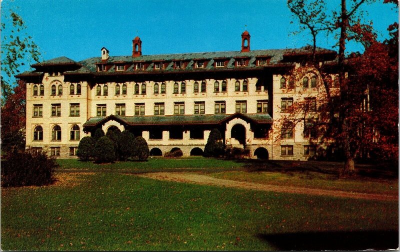 Santa Rita Hall College St Elizabeth Convent Station NJ New Jersey Postcard VTG  