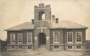 C1909 RPPC Postcard; Jackson Twp. High School Unknown US State Location Unposted