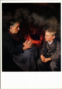 Postcard Art Thomas, Hans - Grandmother's fairy tales