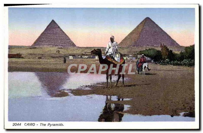 Postcard Ancient Egypt Egypt Cairo The Pyramids