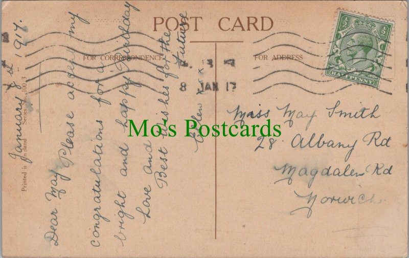 Genealogy Postcard - Smith, 28 Albany Road, Norwich, Norfolk GL329