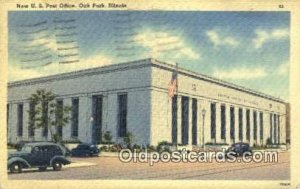 Oak Park, IL USA Post Office 1941 corner wear postal marking on front