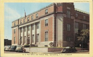 USA U.S. Post Office and Federal Building Spartanburg South Carolina 07.04