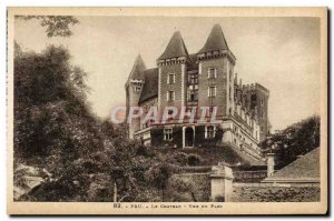 Old Postcard Pau Chateau Park View