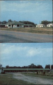 Monticello Florida FL Motel 1950s-60s Postcard