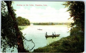 x12 LOT c1910s Waterloo, IA Various Cedar River Views Litho Photo Postcards A64
