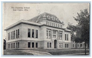 1909 Training School Exterior Building Eau Claire Wisconsin WI Vintage Postcard