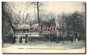 Old Postcard Paris Le Chalet du Touring Club in the Bois Boulogne