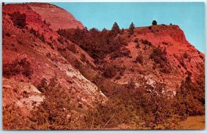 Postcard - Scoria, North Dakota Badlands, USA