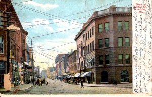 Lewiston, Maine - Downtown on the Lisbon Street - in 1907